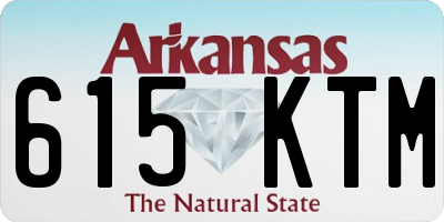 AR license plate 615KTM