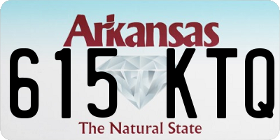 AR license plate 615KTQ