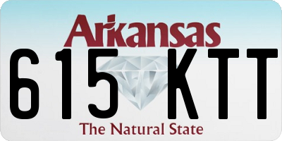 AR license plate 615KTT