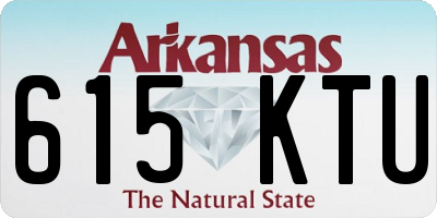 AR license plate 615KTU