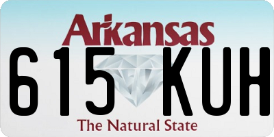 AR license plate 615KUH