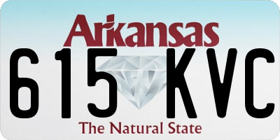 AR license plate 615KVC