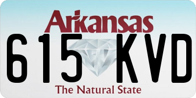 AR license plate 615KVD