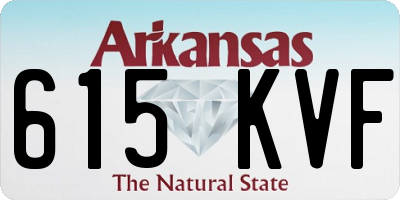 AR license plate 615KVF
