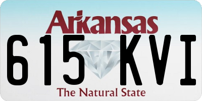 AR license plate 615KVI