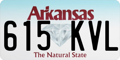 AR license plate 615KVL