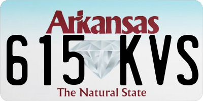 AR license plate 615KVS