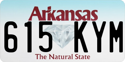 AR license plate 615KYM