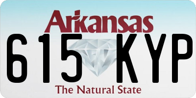 AR license plate 615KYP