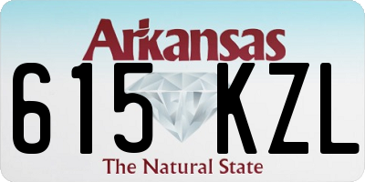 AR license plate 615KZL