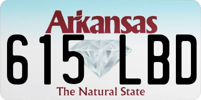 AR license plate 615LBD
