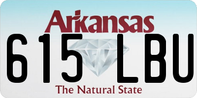 AR license plate 615LBU