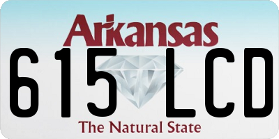 AR license plate 615LCD