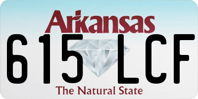AR license plate 615LCF