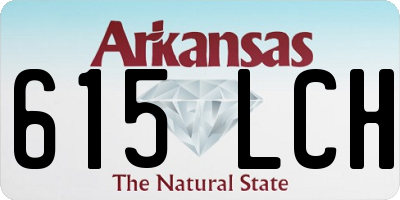 AR license plate 615LCH