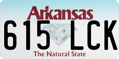 AR license plate 615LCK