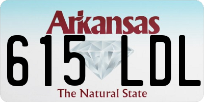 AR license plate 615LDL