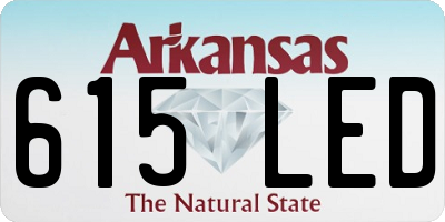 AR license plate 615LED