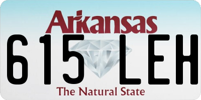 AR license plate 615LEH