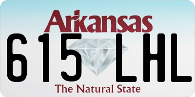 AR license plate 615LHL