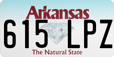 AR license plate 615LPZ