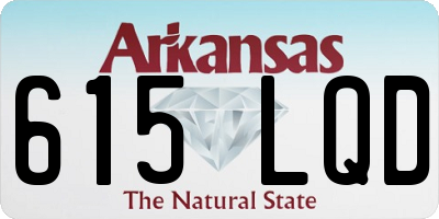 AR license plate 615LQD