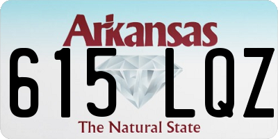 AR license plate 615LQZ