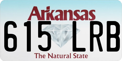 AR license plate 615LRB