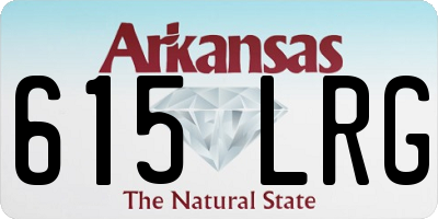 AR license plate 615LRG
