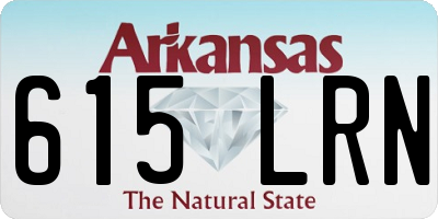 AR license plate 615LRN