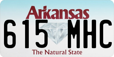 AR license plate 615MHC