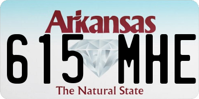 AR license plate 615MHE
