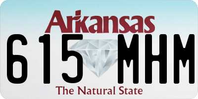 AR license plate 615MHM