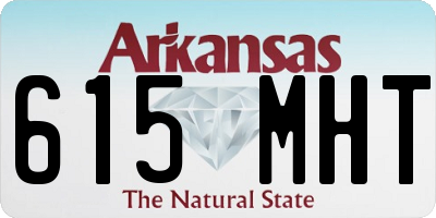 AR license plate 615MHT