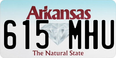 AR license plate 615MHU
