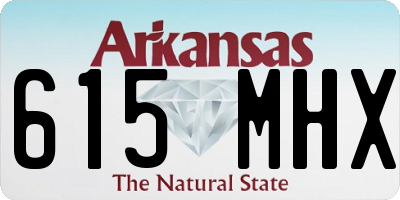 AR license plate 615MHX