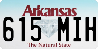 AR license plate 615MIH