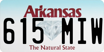 AR license plate 615MIW