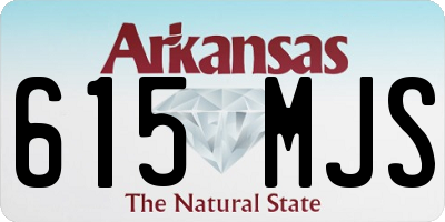 AR license plate 615MJS