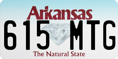 AR license plate 615MTG