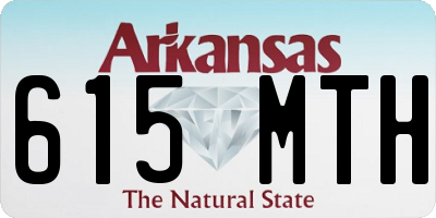 AR license plate 615MTH