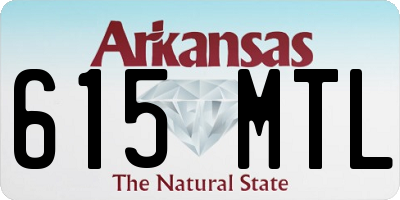 AR license plate 615MTL