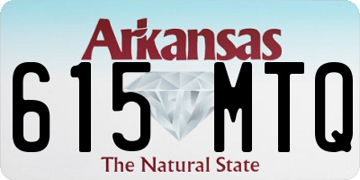 AR license plate 615MTQ