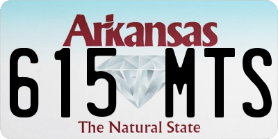 AR license plate 615MTS
