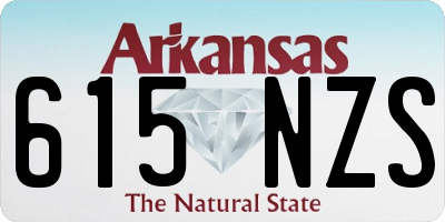 AR license plate 615NZS