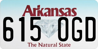 AR license plate 615OGD