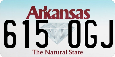 AR license plate 615OGJ