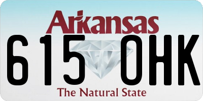 AR license plate 615OHK
