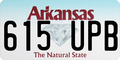 AR license plate 615UPB