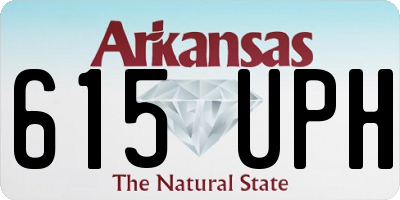 AR license plate 615UPH